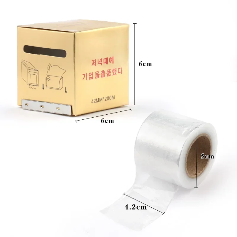 3/1Rolls Tattoo Eyebrow Microblading Preservative Film Plastic Wrap 42mm*200m Tattoo Accessory Semi Permanent Make Up Supplies - Image 6