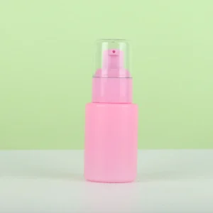 30ml Empty Glass Pump Bottle Travel Foundation Dispenser Refillable Empty Container for Lotion Liquid Body Cream Essential Oil