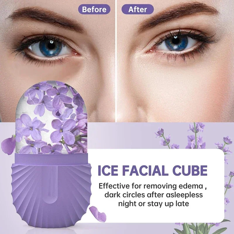 Ice Face Roller - Professional Silicone Ice Cube Facial Massage Tool for Reducing Eye Puffiness & Shrinking Pores | Beauty Skincare Essential - Image 5