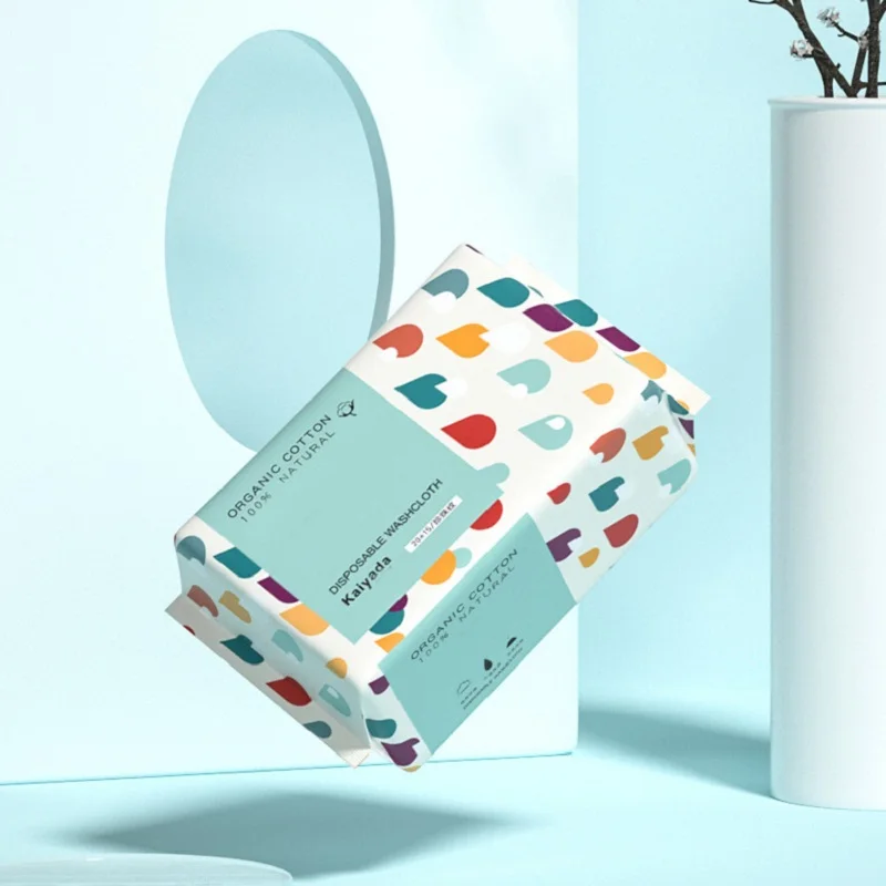 100PCS Disposable Thick 100% Cotton Face Towel Make Up Soft Removing Wipes Dry Cleanser Towelettes For Skin Care - Image 2